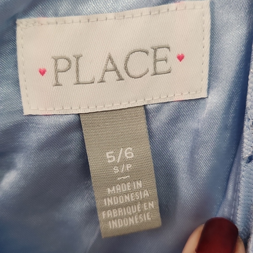 NWT The Children's Place Lace Shortsleeve Tiered Dress Size 5/6 - Picture 4 of 10